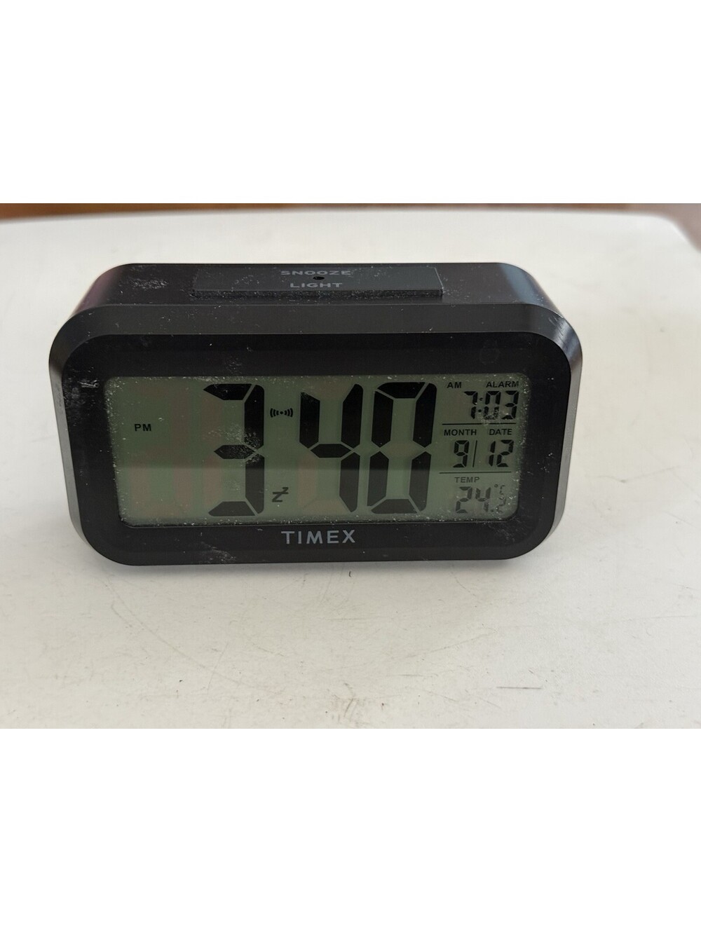 Timex Alarm Clock with Temperature Sensor and Large Display